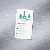 ドッグウォーカー | Pet Care Aqua名刺 マグネット名刺 (インサイチュ)