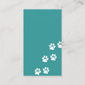 ドッグウォーカー | Pet Care Aqua名刺 名刺 (裏面)