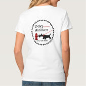 ドッグウォーカー Tシャツ (裏面)