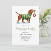 ドッグウォーターカラークリスマスホリデーパーティー 招待状 (スタンド正面)