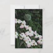 ドッグウッドおよびアリウム ノートカード (正面)