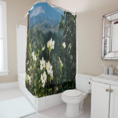 ドッグウッドが咲き…... シャワーカーテン (インサイチュ)