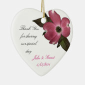 ドッグウッドの花/お願い セラミックオーナメント (右)