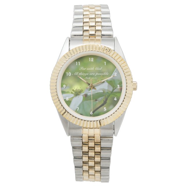 ドッグウッドウィズゴバイブル引用文 感動的 腕時計