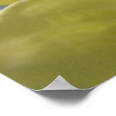 ドッグウッドツリーフラワーアートプリントイエロードグッズ ポスター (角)