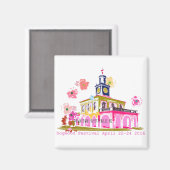 ドッグウッドフェスティバル2016ダウンタウンファイエットビルNC マグネット (正面/裏面)