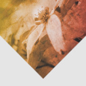 ドッグウッドフラワー白黒ヴィンテージデコパージュ 薄葉紙 (詳細)