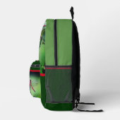 ドッグウッドフルーツの赤いトンボパーソナライズされたイ プリントバックパック (右)