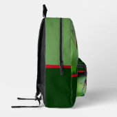 ドッグウッドフルーツの赤いトンボパーソナライズされたイ プリントバックパック (左)