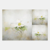 ドッグウッドフローラアートデクページ紙 ラッピングペーパーシート (正面3)