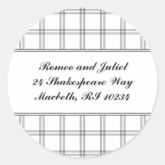 ドッグウッドプレイド住所 シール (正面)