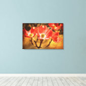 ドッグウッド春の花 キャンバスプリント (インサイチュ (ウッドフロア))