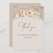 ドッグウッド結婚ドリームズサンキューカード サンキューカード (正面/裏面)