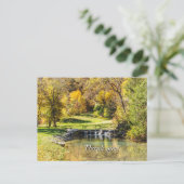 ドッグウッド・クリークの穏やかな風景 感謝の気持ちを伝えるポストカード ポストカード (スタンド正面)