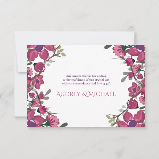 『ドッグウッド・サンキュー・ノート』 招待状 (正面)