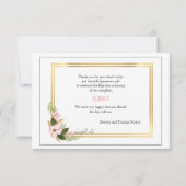 ドッグウッド スワッグ 感謝カード 招待状 (裏面)