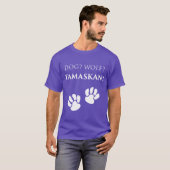 ドッグウルファマスカンのオーナー愛犬家ドッグポーの友人f tシャツ (正面フル)