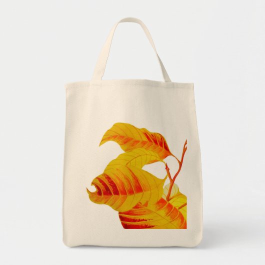 ドッグウ葉ッドトート トートバッグ (正面)