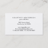 ドッグエレガントシッター 名刺 (裏面)