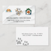 ドッグエレガントトリマードッグハウス 名刺 (正面/裏面)