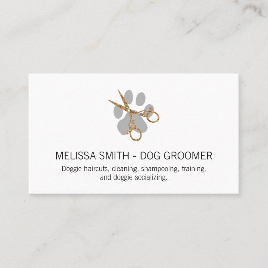 ドッグエレガントトリマー 名刺 (正面)