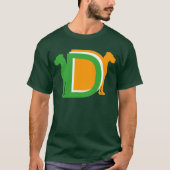 ドッグエンハウスTシャツ DDロゴ オルタナティブ Tシャツ (正面)