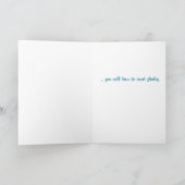 ドッグオンザビーチ誕生日 カード (内部)