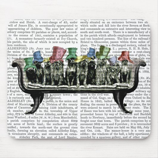 ドッグオンソファ マウスパッド (正面)