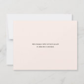 ドッグオンビーチ恋しく思ユーフラットグリーティングカード カード (裏面)