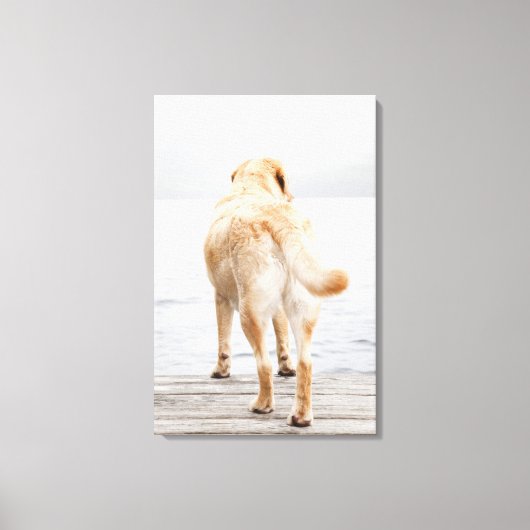 ドッグオン波止場 キャンバスプリント (正面)
