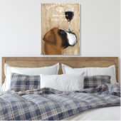 ドッグオヴィンボクサー キャンバスプリント (インサイチュ (寝室))