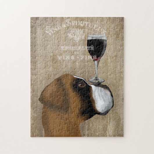 ドッグオヴィンボクサー ジグソーパズル (縦)