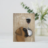 ドッグオヴィンボクサー ポストカード (スタンド正面)