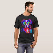ドッグオーストラリアの羊飼いの夏 Tシャツ (正面フル)