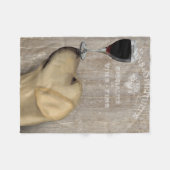 ドッグオーヴィンイエローラブラドール フリースブランケット (正面(横))