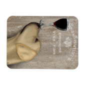 ドッグオーヴィンイエローラブラドール マグネット (横)