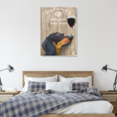 ドッグオーヴィンダシュント2 キャンバスプリント (インサイチュ (寝室))