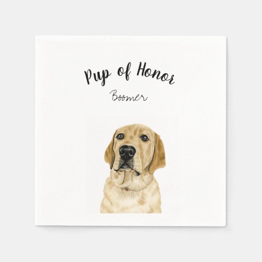 ドッグカクテルナプキンス スタンダードカクテルナプキン (正面)