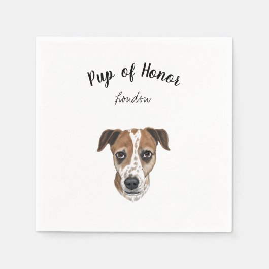 ドッグカクテルナプキンス スタンダードカクテルナプキン (正面)