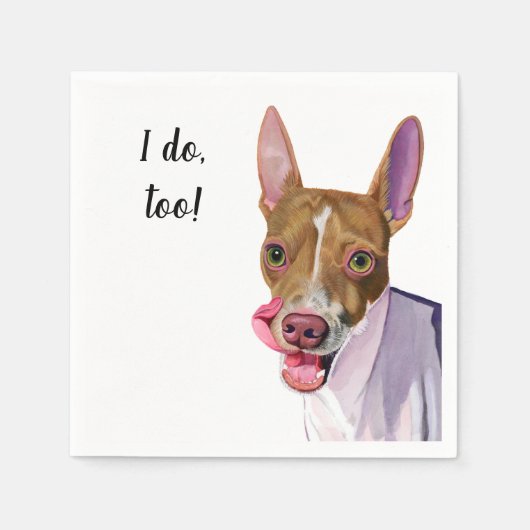 ドッグカスタムカクテルナプキン スタンダードカクテルナプキン (正面)