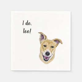 ドッグカスタムカクテルナプキン スタンダードカクテルナプキン