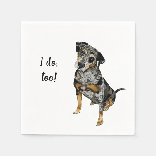 ドッグカスタムカクテルナプキン スタンダードカクテルナプキン (正面)