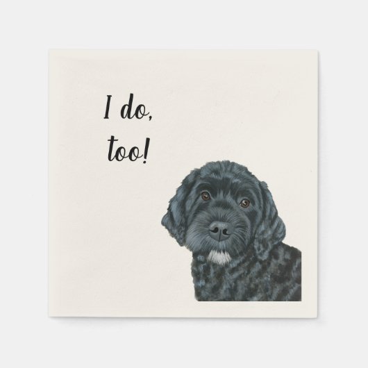 ドッグカスタムカクテルナプキン スタンダードカクテルナプキン (正面)