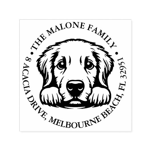 ドッグカスタムパーソナライズドテーマ セルフインキングスタンプ (デザイン)