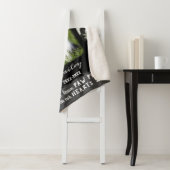 ドッグカスタムフォトコラージ縁どフェードブラックグレー シェルパブランケット (インサイチュ)