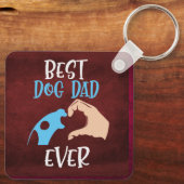 ドッグカスタム引用文付き写真2面 キーホルダー (裏面)