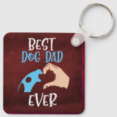 ドッグカスタム引用文付き写真2面 キーホルダー (裏面)