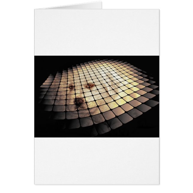 ドッグカッコいいデジタルアート (正面)