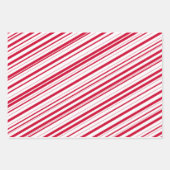 ドッグカニのクリスマスツリーのギフトラップセット3 ラッピングペーパーシート (正面3)