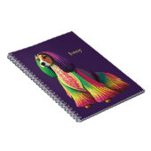 ドッグカラフルイラストレーション ノートブック (右側)